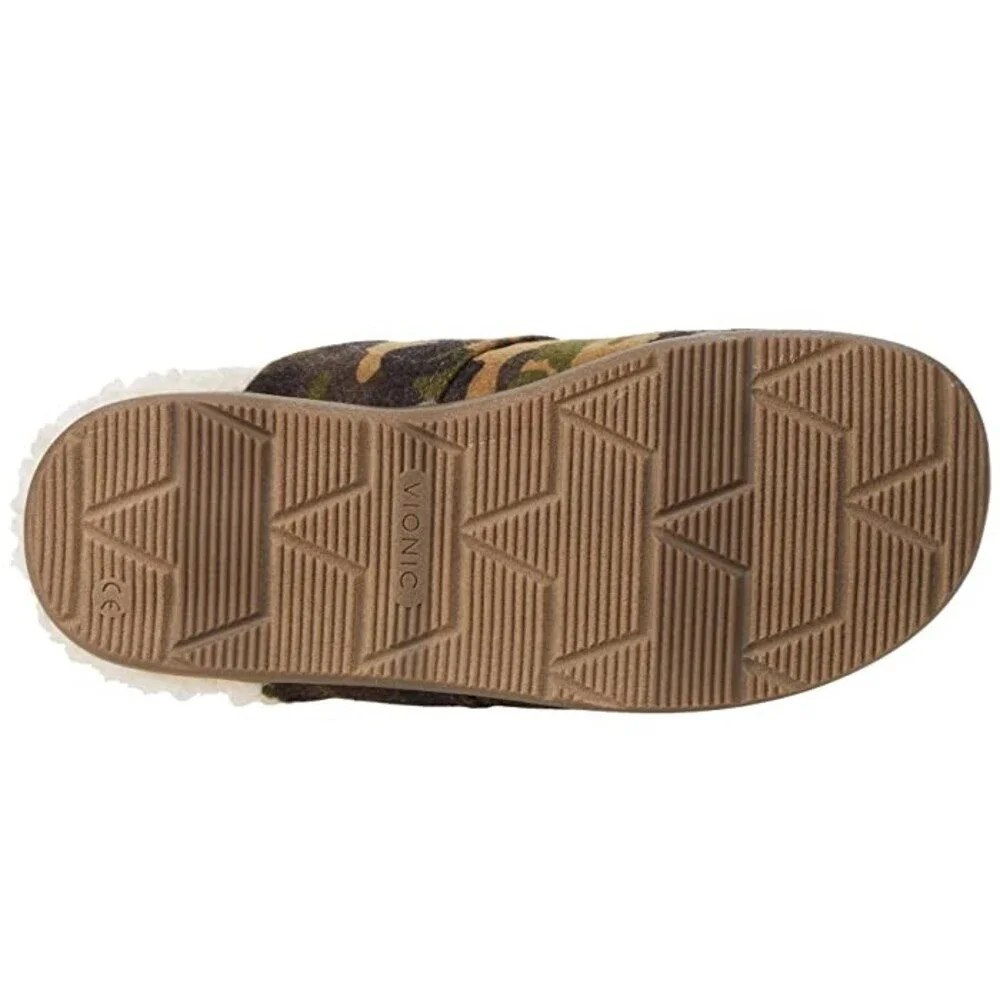 Vionic Alfons H8280F1300 Slippers Mens 10 Green Camouflage Slip On Mule JOBB1289